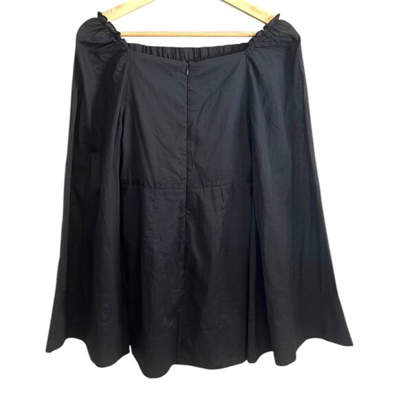 Alice McCall Bell Flare Sleeve Smocked Mini Dress Black Size 4 Boho Groovy - Picture 3 of 11